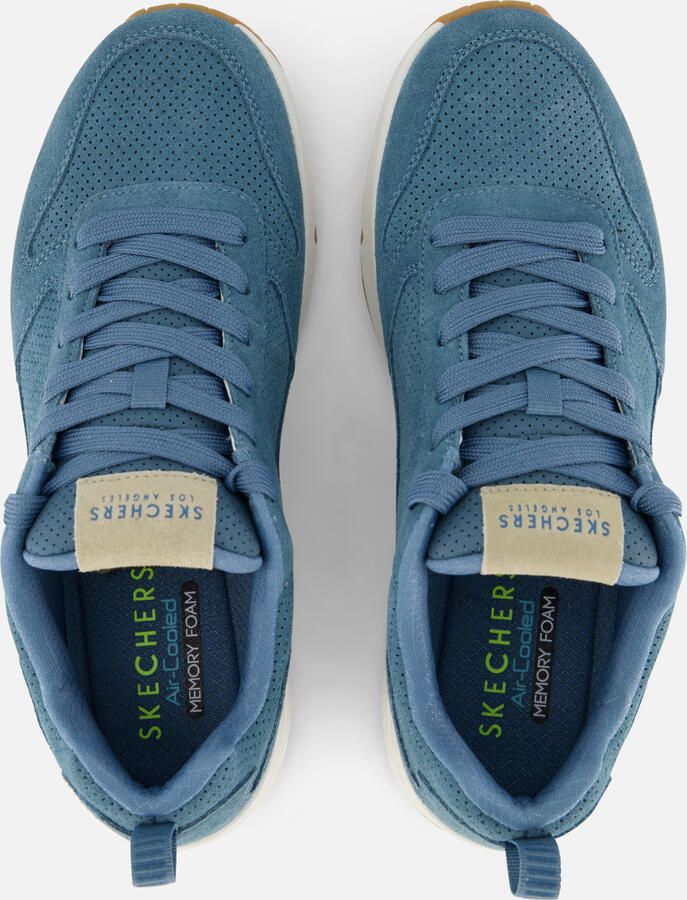 Skechers Uno Stand On Air sneakers blauw Suede Heren - Foto 2