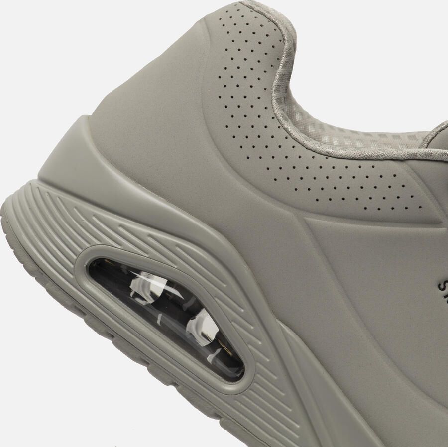 Skechers Air Stand Sneaker Grijs Groen Gray Heren
