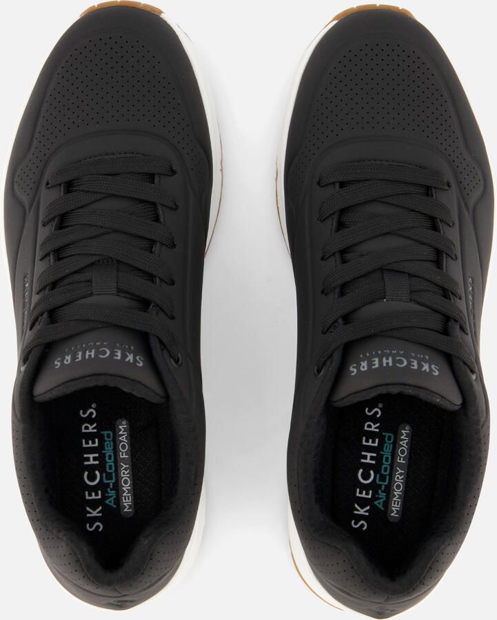Skechers Sneakers met sleehak Uno Stand on Air Vrijetijdsschoen lage schoen veterschoen met fijne perforatie - Foto 16