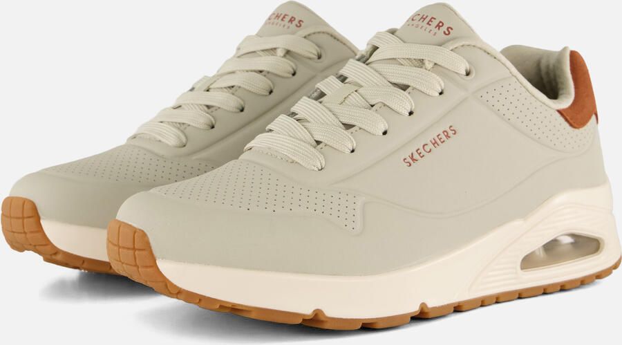 Skechers Uno Suited On Air Heren Sneakers Naturel - Foto 6