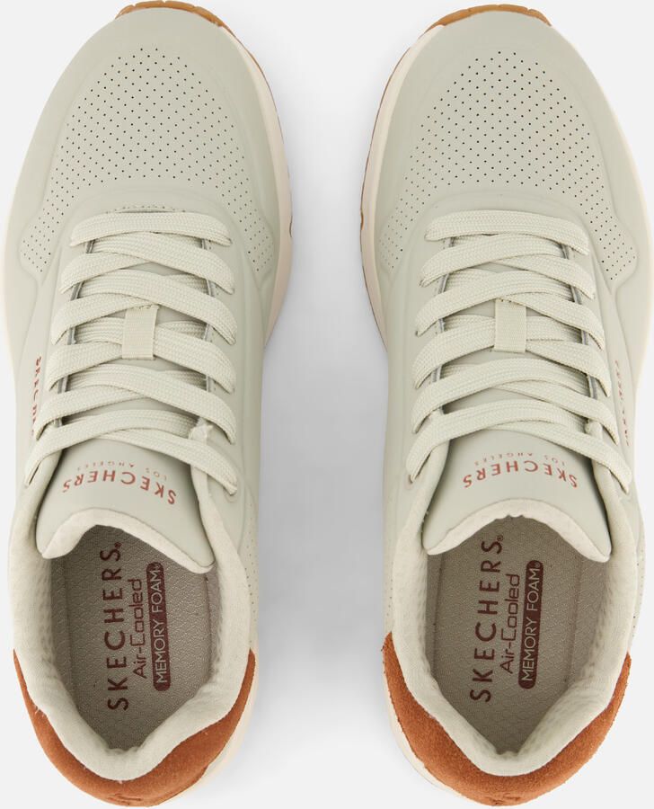 Skechers Uno Suited On Air Heren Sneakers Naturel - Foto 4
