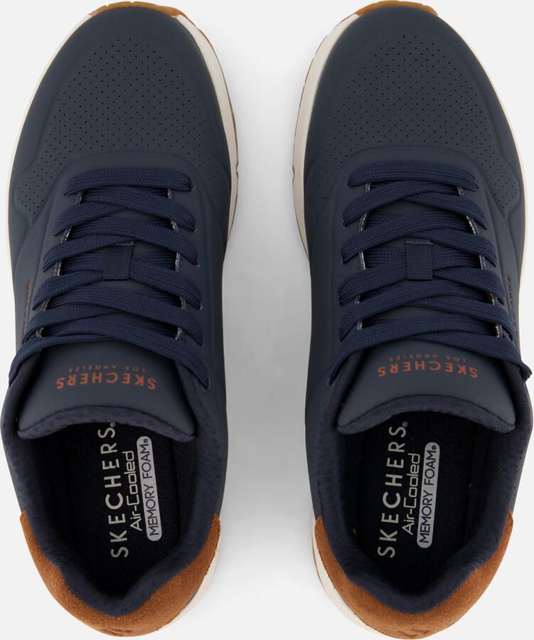 Skechers Sneakers UNO-SUITED ON AIR vrijetijdsschoen lage schoen veterschoen met modieuze sleehak - Foto 4