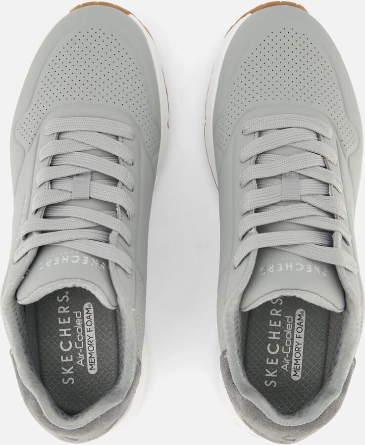 Skechers UNO SUITED ON AIR Heren Sneakers Grijs - Foto 3