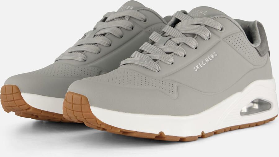 Skechers UNO SUITED ON AIR Heren Sneakers Grijs - Foto 4