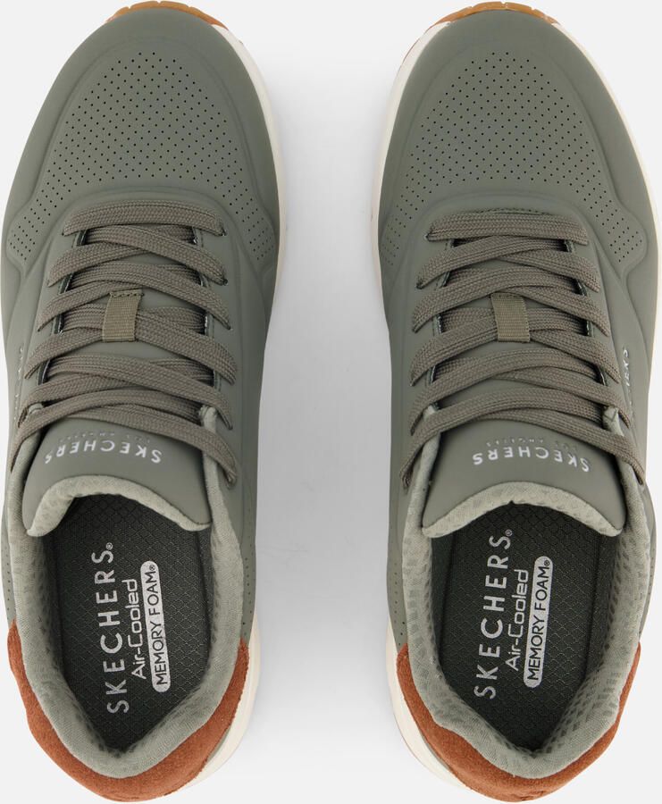 Skechers Sneakers UNO-SUITED ON AIR vrijetijdsschoen lage schoen veterschoen met modieuze sleehak - Foto 3