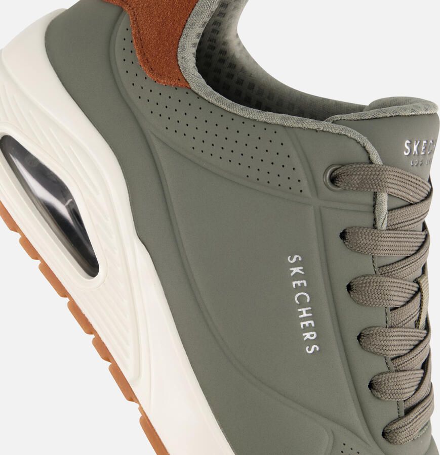 Skechers Sneakers UNO-SUITED ON AIR vrijetijdsschoen lage schoen veterschoen met modieuze sleehak - Foto 2