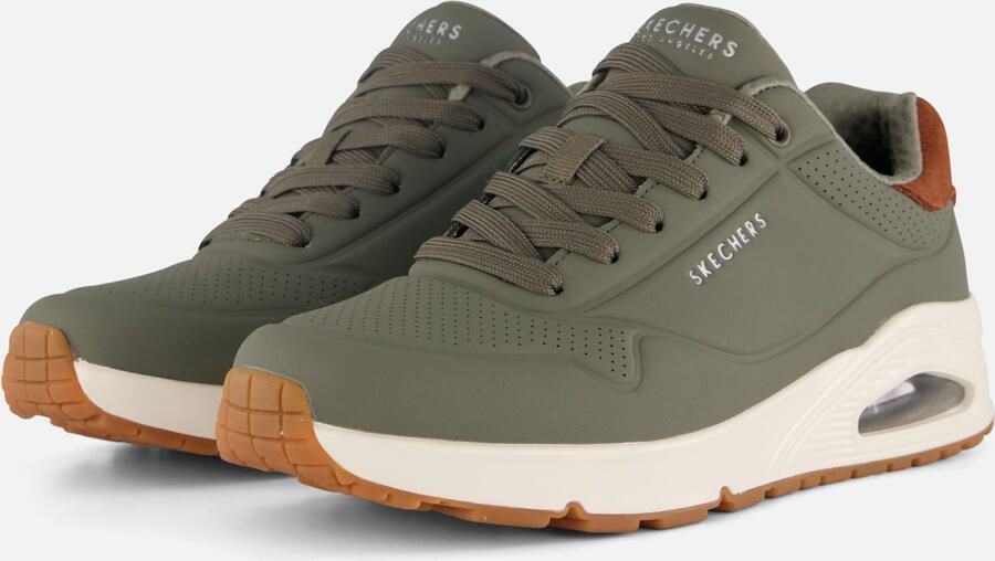 Skechers Sneakers UNO-SUITED ON AIR vrijetijdsschoen lage schoen veterschoen met modieuze sleehak