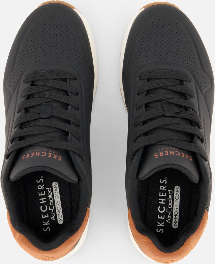 Skechers Air-Cooled Memory Foam Jogging Sneaker Black Heren - Foto 3