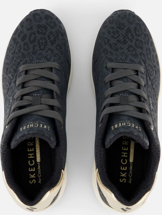 Skechers Uno Wedge Safari Daze Sneakers zwart - Foto 3