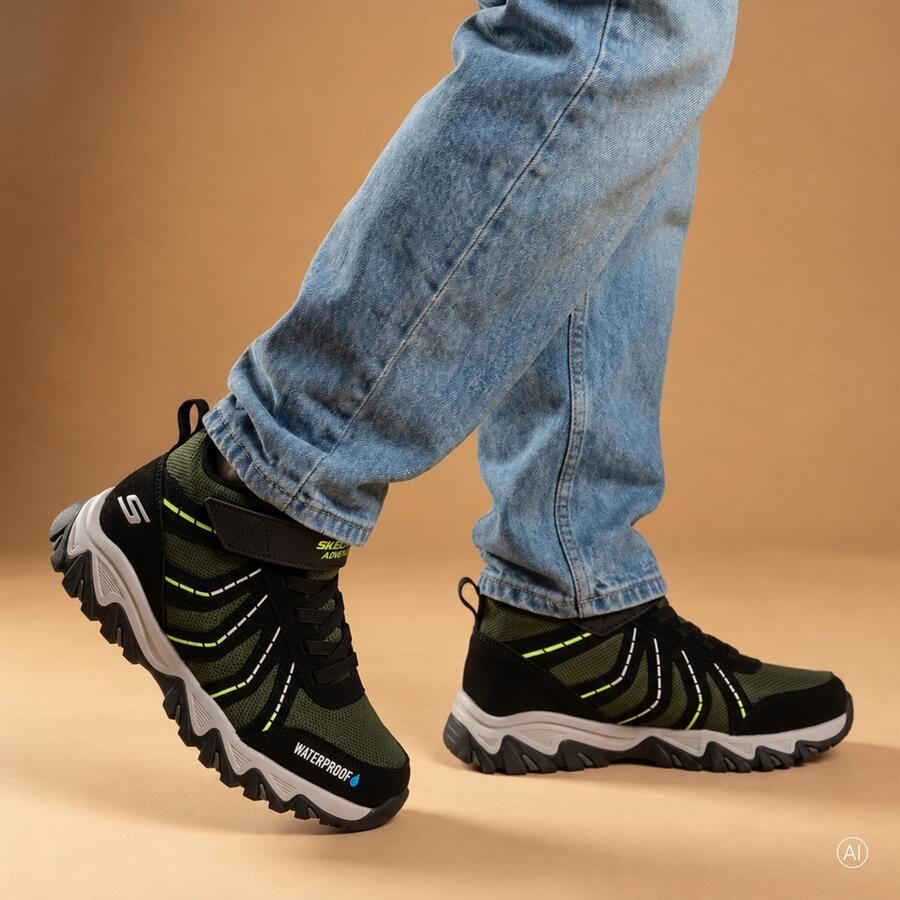 Skechers Waterproof Rugged Ranger Storm Trail Sneakers Jongens Groen
