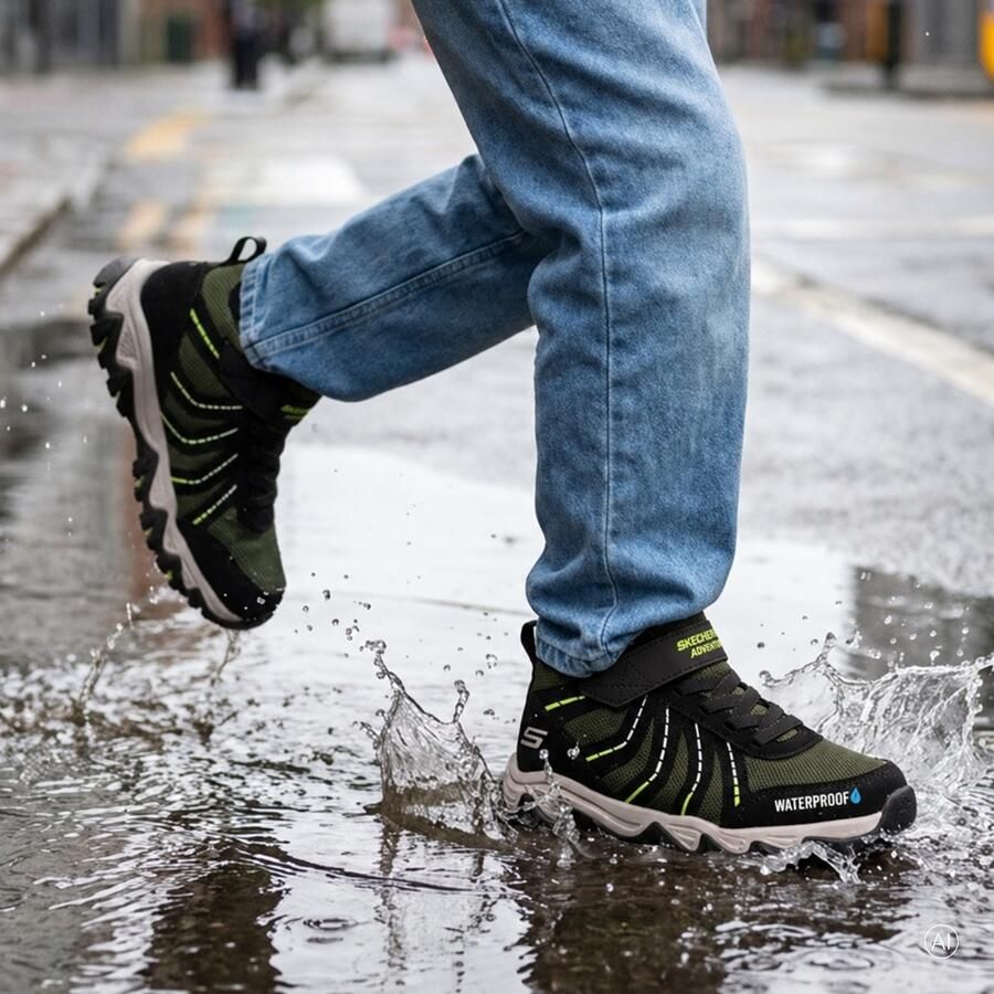 Skechers Waterproof Rugged Ranger Storm Trail Sneakers Jongens Groen - Foto 2