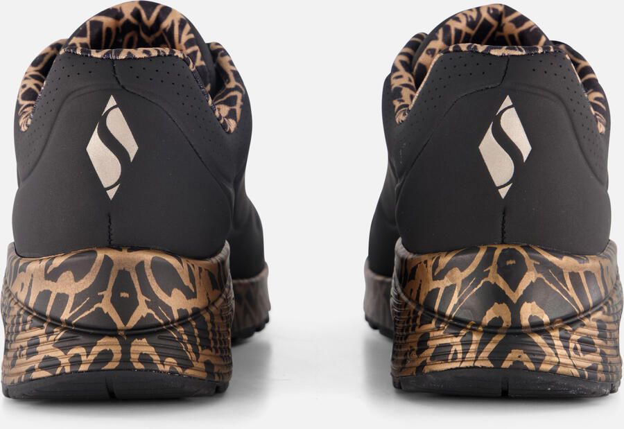 Skechers Sneakers met sleehak UNO-LOVING LOVE Vrijetijdsschoen lage schoen veterschoen met coole graffiti-print - Foto 4