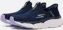 Skechers Max Cushioning Elite Smooth Transition 128571-NVLV Vrouwen Marineblauw Hardloopschoenen Sportschoenen - Thumbnail 2
