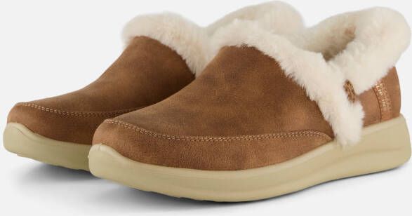 Skechers Slip-ins Cozy Escape Pantoffel cognac