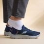 Skechers Slip-ins Go Walk Flex Hands Up Heren Instappers Navy - Thumbnail 2