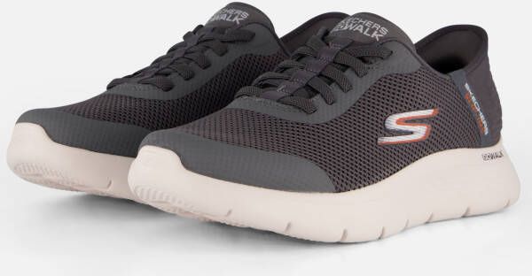 Skechers Slip-ins Go Walk Flex Hands Up Heren Instappers Grijs