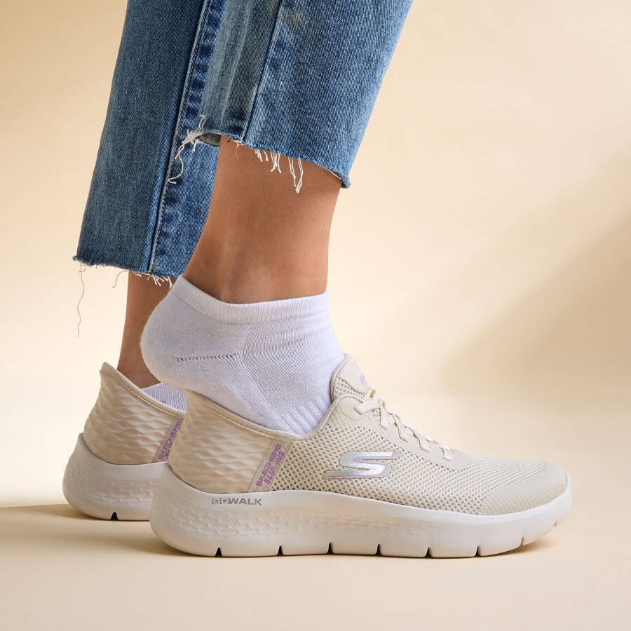 Skechers Go Walk Flex-Grand Entry Slip-Ins instapper Beige Dames