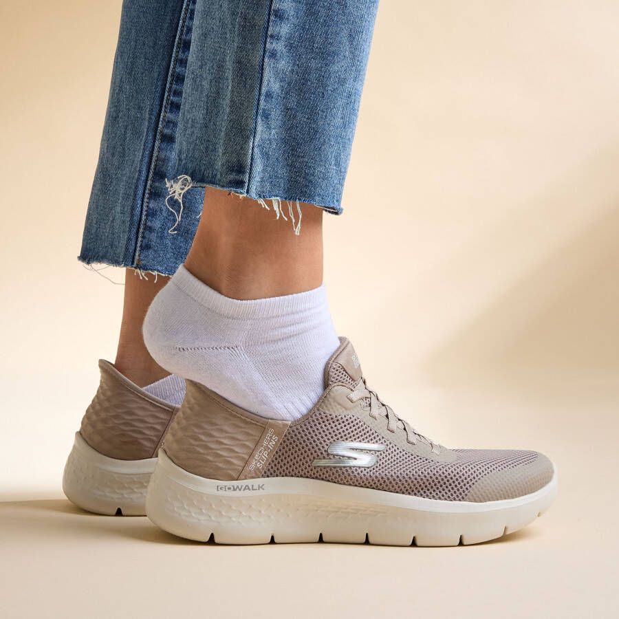 Skechers Slip-ins: GO WALK Flex Grand Entry 124836 TPE Taupe Grijs