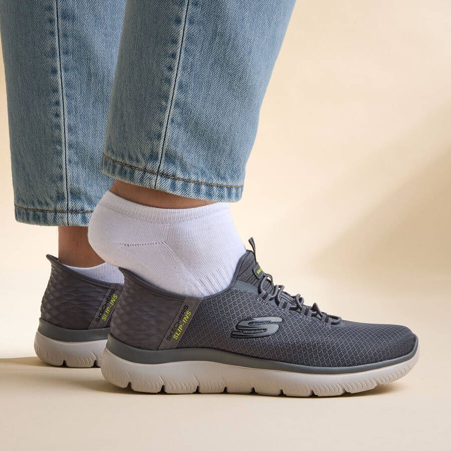 Skechers Slip-on sneakers SUMMITS-HIGH RANGE vrijetijdsschoen met slip-in hiel voor een gemakkelijke instap