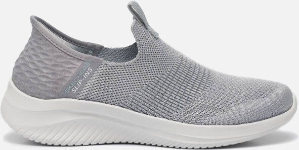 Skechers Ultra Flex 3.0M Smooth Step Dames Instappers Lichtgrijs