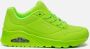 Skechers Sneakers Groen Synthetisch 112307 Dames - Thumbnail 2