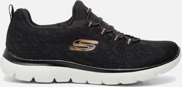 Skechers Summit Leopard Spot Sneakers zwart