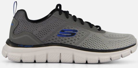 Skechers Track Sneakers grijs Textiel