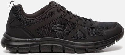 Skechers Track Solid heren sneakers Zwart Extra comfort Memory Foam