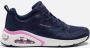 Skechers Stijlvolle Sneakers voor Modebewuste Vrouwen Blauw Dames - Thumbnail 1