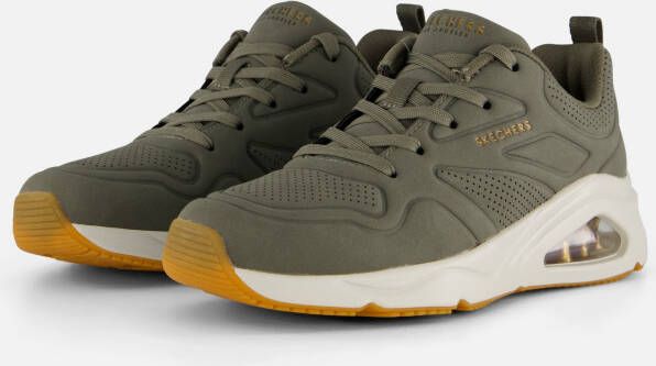 Skechers Sneakers TRES-AIR UNO Vrijetijdsschoen lage schoen veterschoen met air-cooled memory foam