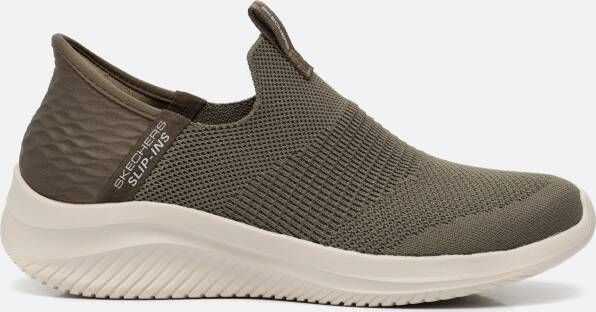 Skechers Ultra flex 3.0 Slip Ins groen Textiel