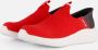 Skechers Ultra Flex 3.0 Smooth Step Jongens Instappers Rood Zwart - Thumbnail 1