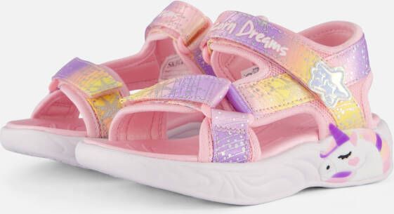 Skechers Unicorn Dreams Sandal Majes Meisjes Sandalen Roze Multicolour