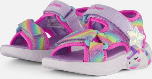 Skechers Unicorn Dreams Sandalen roze Textiel