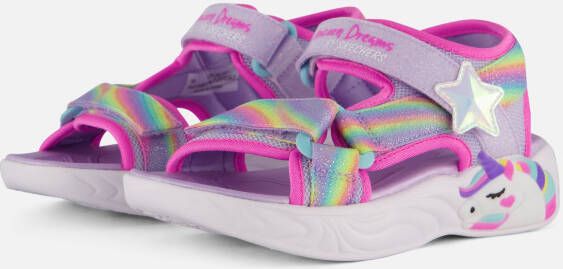 Skechers Unicorn Dreams Sandalen roze Textiel