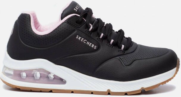 Skechers Uno 2nd Best Sneaker Zwart Roze Zwart Dames