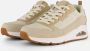 Skechers Uno Two Much Fun Dames Sneakers Taupe Zand - Thumbnail 1