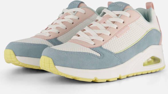 Skechers Uno 2 Much Fun sneakers blauw Suede Dames