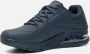 Skechers Sneakers Blauw Textiel 300429 Heren Textiel - Thumbnail 3