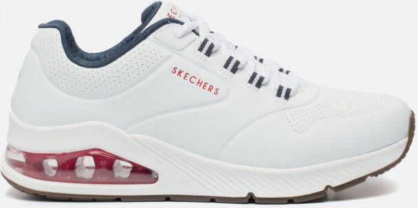 Skechers Stijlvolle Comfortabele Heren Diamond Sneakers Wit Heren