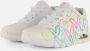 Skechers Uno Changed Love Dames Sneakers Wit - Thumbnail 2