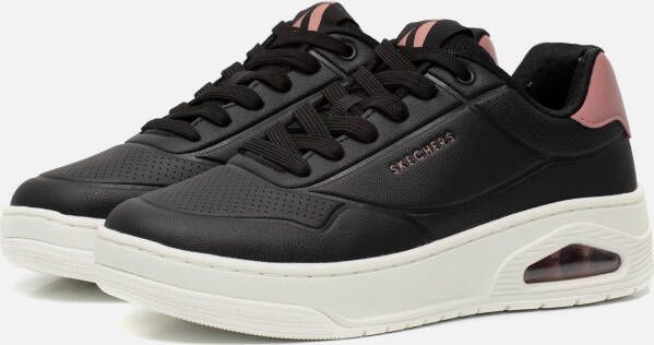 Skechers Uno Court Fast Break Sneakers Dames Zwart