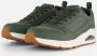 Skechers Uno Fastime sneakers groen Imitatieleer - Thumbnail 1