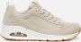 Skechers Uno Two for the Show Sneakers Vrouwen beige wit - Thumbnail 2