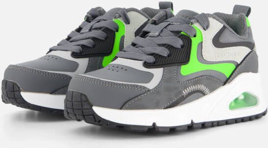 Skechers Uno sneakers grijs Jongens Imitatieleer Meerkleurig 36 - Foto 12
