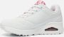 Skechers Sneakers met sleehak UNO-SPREAD THE LOVE Vrijetijdsschoen lage schoen veterschoen met coole graffiti-print - Thumbnail 2