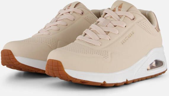Skechers Sneakers UNO GOLDEN AIR Vrijetijdsschoen lage schoen veterschoen met metallic inzet
