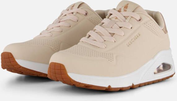 Skechers Sneakers UNO GOLDEN AIR Vrijetijdsschoen lage schoen veterschoen met metallic inzet