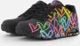 Skechers Sneakers UNO HIGHLIGHT LOVE vrijetijdsschoen lage schoen veterschoen met hartjes-print - Thumbnail 2
