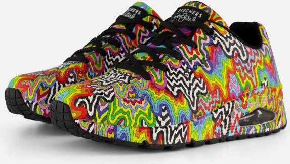 Skechers Sneakers UNO-INFINITE DRIP JEN STARK Vrijetijdsschoen lage schoen veterschoen met luchtkussen-demping